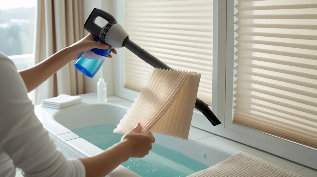 cleaning cellular window shades