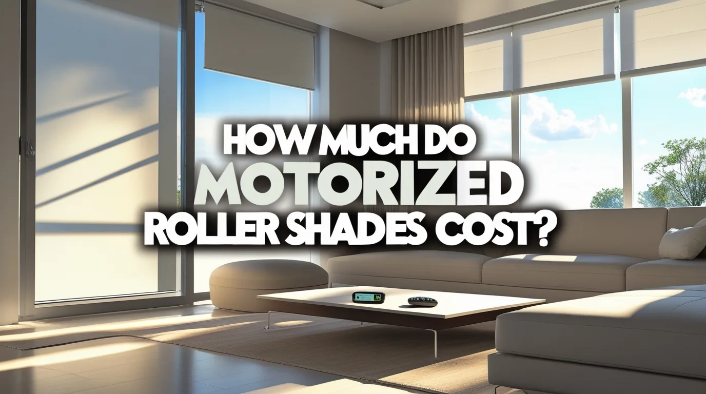 how much do motorized roller shades cost
