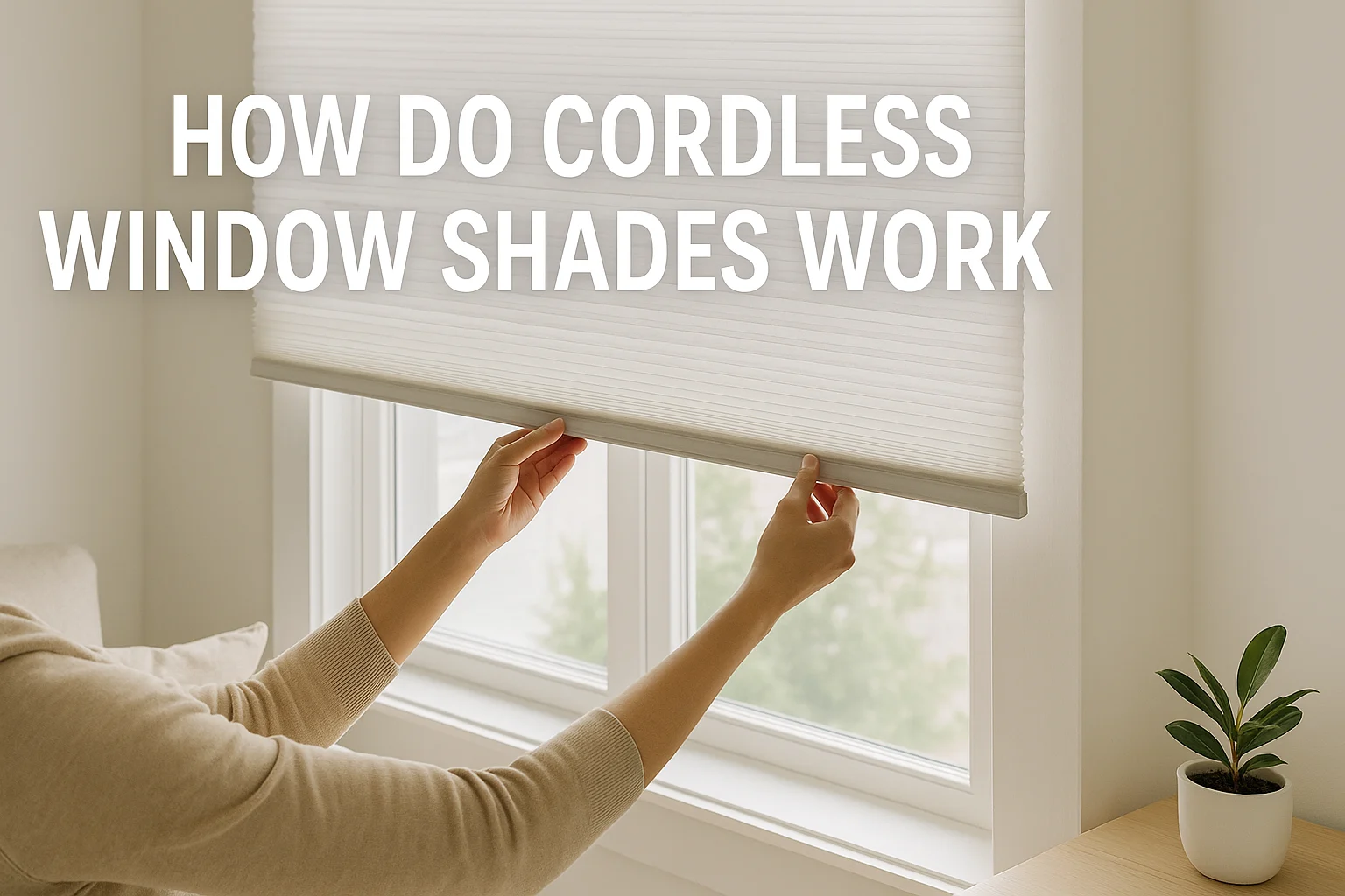 How Do Cordless Window Shades Work